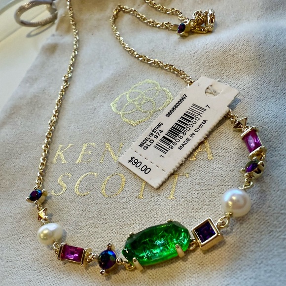 KENDRA SCOTT *NWT* Madelyn Strand Necklace in Gold/Multi Mix - Picture 9 of 9